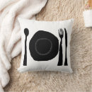 Suche nach essen sie kissen Schwarz weiß