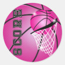 Suche nach rosa basketball aufkleber Basketballspieler