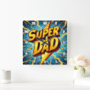 Suche nach superheld wanduhren Papa