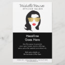 Suche nach schönheit flyer Maskenbildner