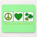 Suche nach frieden mousepads Herz