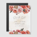 Suche nach der blüte save the date magnete Paar