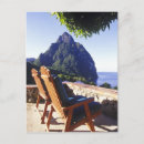 Suche nach pitons postkarten Karibik