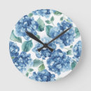 Suche nach blues wanduhren Blume