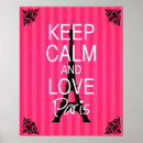 Suche nach liebe paris poster Schwarz