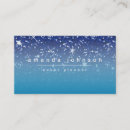 Suche nach blauer glitter visitenkarten Chic