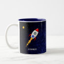 Suche nach weltraumrakete tassen Planet