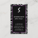 Suche nach monogramm zebra visitenkarten Modern