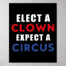 Suche nach circus clown poster Trumpf