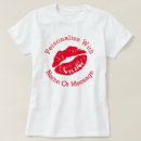 Suche nach roter lippenstift tshirts Kuss
