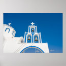 Suche nach griechische kirche poster Santorini