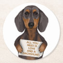 Suche nach niedliche dackel untersetzer Dackeln