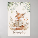 Suche nach woodland kinderzimmer poster Fuchs