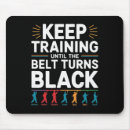 Suche nach karate schwarzer gürtel mousepads Kampf