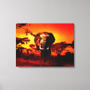 Suche nach afrikanische tiere leinwandbilder Sonnenuntergang
