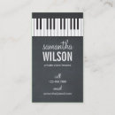 Suche nach piano teacher visitenkarten Modern
