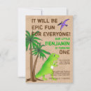 Suche nach dino party einladungen Tyrannosaurus