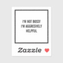 Suche nach bossy aufkleber Lustig