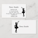 Suche nach ballet visitenkarten Tänzerin