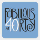 Suche nach fantastischer 40 geburtstag aufkleber Vierzig