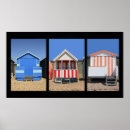 Suche nach strandhütten poster Blau