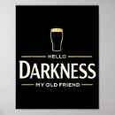 Suche nach alter bier poster Hallo dunkelheit