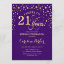 Suche nach eleganter 21 geburtstag einladungen Glitzer