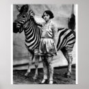 Suche nach vintages zirkus poster Zebra