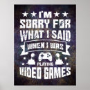 Suche nach video games poster Lustiger spieler