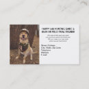 Suche nach die jagdhunde visitenkarten Lustiger hund