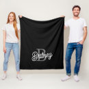 Suche nach monogramm fleecedecken Schwarz