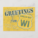 Suche nach green bay postkarten Retro