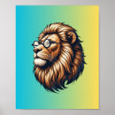 Suche nach blauer löwe poster Gelb