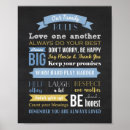 Suche nach familienregeln poster Tafel