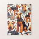 Suche nach airedale puzzle Hunde