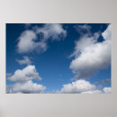 Suche nach blauer himmel und weiße wolken poster Natur