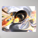 Suche nach feuer und eis poster Abstrakt