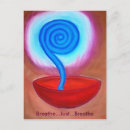 Suche nach atem postkarten Meditation