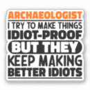 Suche nach archäologie aufkleber Professor