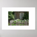 Suche nach hütte garten poster Vintag