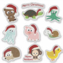 Suche nach weihnachtstiere aufkleber Ferientiere