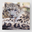 Suche nach wilde katzen wanduhren Leoparddruck