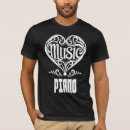 Suche nach klavierliebhaber tshirts Pianist