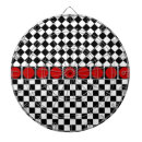 Suche nach diamanten dartscheiben Schwarz weiß
