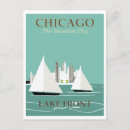 Suche nach vintage chicago postkarten Skyline