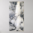 Suche nach japanischer wasserfall poster Vintag