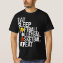 Suche nach essen sie schlaf volleyball tshirts Softball