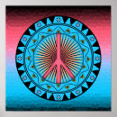 Suche nach hippie friedenszeichen poster Retro