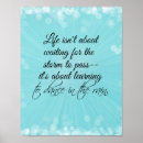 Suche nach regen sie an poster Typografie