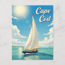 Suche nach cape cod massachusetts postkarten Segelboot